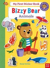 Bizzy Bear: My First Sticker Book Animals цена и информация | Книги для малышей | 220.lv