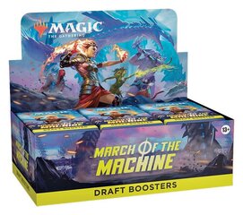 Spēļu kārtis Magic: The Gathering March of the Machine Draft Booster Display cena un informācija | Galda spēles | 220.lv