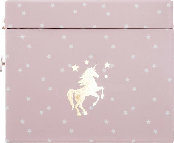 "Unicorn" mūzikas kaste rozā krāsā cena un informācija | Rotaļlietas meitenēm | 220.lv
