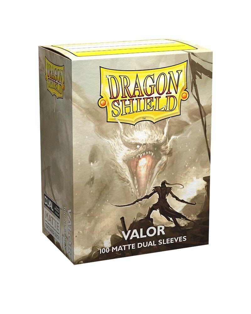 Ieliktņi spēļu kārtīm Dragon Shield, 100 gab., bēšs цена и информация | Galda spēles | 220.lv