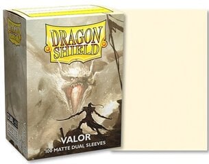 Ieliktņi spēļu kārtīm Dragon Shield, 100 gab., bēšs cena un informācija | Galda spēles | 220.lv