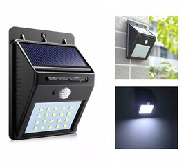 Saules lampa ar kustības sensoru 30 smd LED cena un informācija | Āra apgaismojums | 220.lv