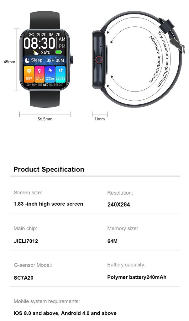 Livman S80 Pro Rose Gold цена и информация | Viedpulksteņi (smartwatch) | 220.lv