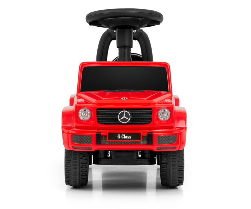 Auto bērniem, Mercedes G350d, melns/sarkans cena un informācija | Rotaļlietas zīdaiņiem | 220.lv
