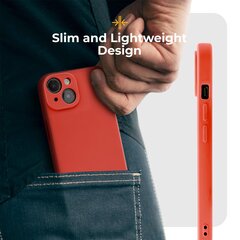 Силиконовый чехол Moozy Minimalist для iPhone 14, красный цена и информация | Чехлы для телефонов | 220.lv