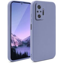 Силиконовый чехол Moozy Minimalist для Xiaomi Redmi Note 10 Pro, Xiaomi Redmi Note 10 Pro Max, серо-голубой цена и информация | Чехлы для телефонов | 220.lv