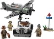 77012 LEGO® Indiana Jones Pakaļdzīšanās ar lidmašīnu-iznīcinātāju cena un informācija | Konstruktori | 220.lv