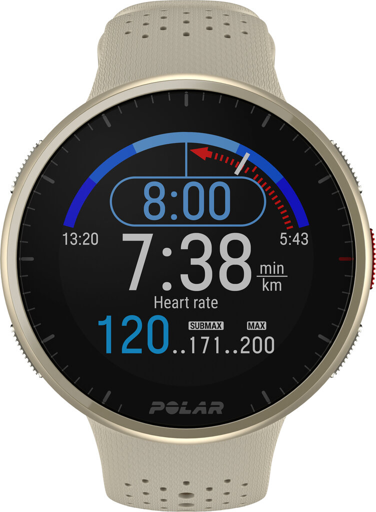 Polar Pacer Pro Gold Dust cena un informācija | Viedpulksteņi (smartwatch) | 220.lv