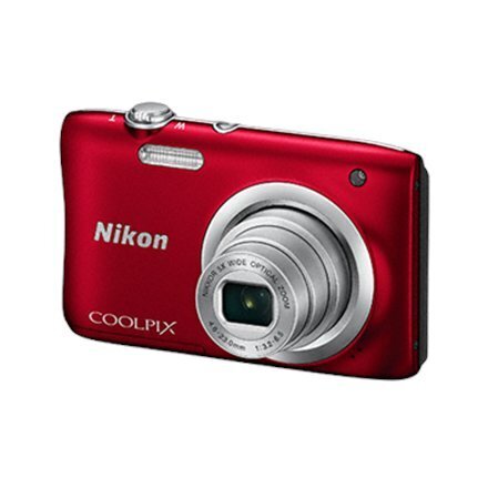 Nikon Coolpix A100 Red cena un informācija | Digitālās fotokameras | 220.lv