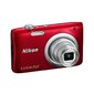 Nikon Coolpix A100 Red cena un informācija | Digitālās fotokameras | 220.lv