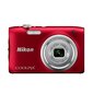 Nikon Coolpix A100 Red cena un informācija | Digitālās fotokameras | 220.lv