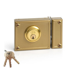 Slēdzene Jis 11-10d Pārklājums Pa labi 100 mm cena un informācija | Durvju slēdzenes | 220.lv