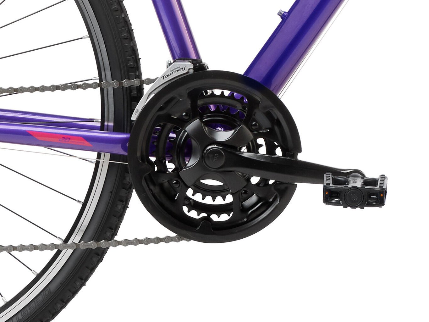 Velosipēds Romet Orkan D Lite 28" 2023, violets cena un informācija | Velosipēdi | 220.lv