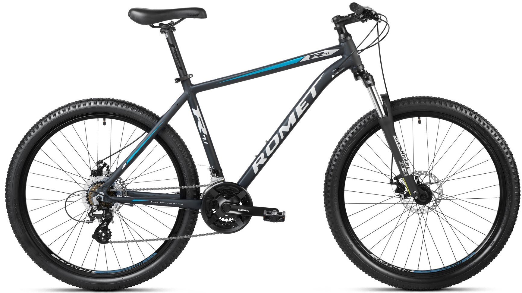 Velosipēds Romet Rambler R7.1 27.5" 2023, melns cena un informācija | Velosipēdi | 220.lv