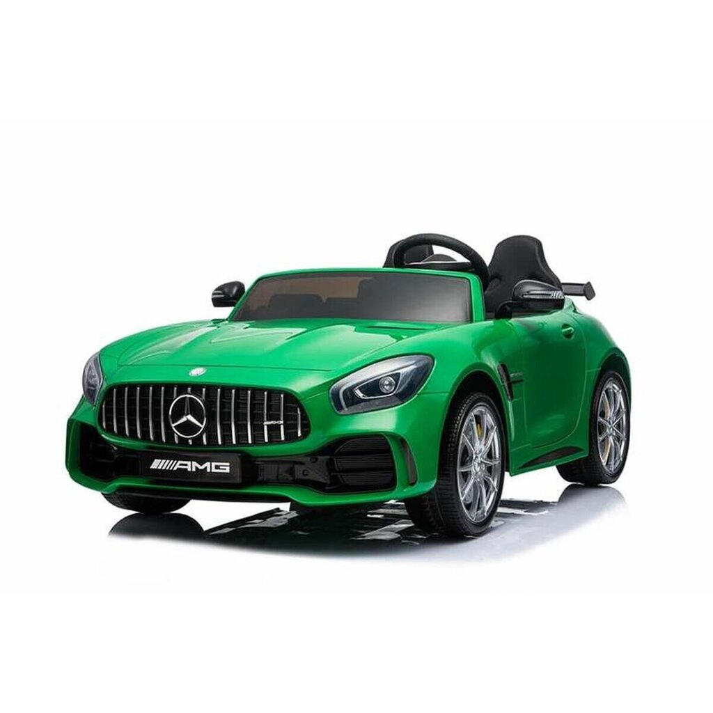 Elektriskā automašīna bērniem Injusa Mercedes Amg Gtr 2 Seaters, zaļš cena un informācija | Bērnu elektroauto | 220.lv