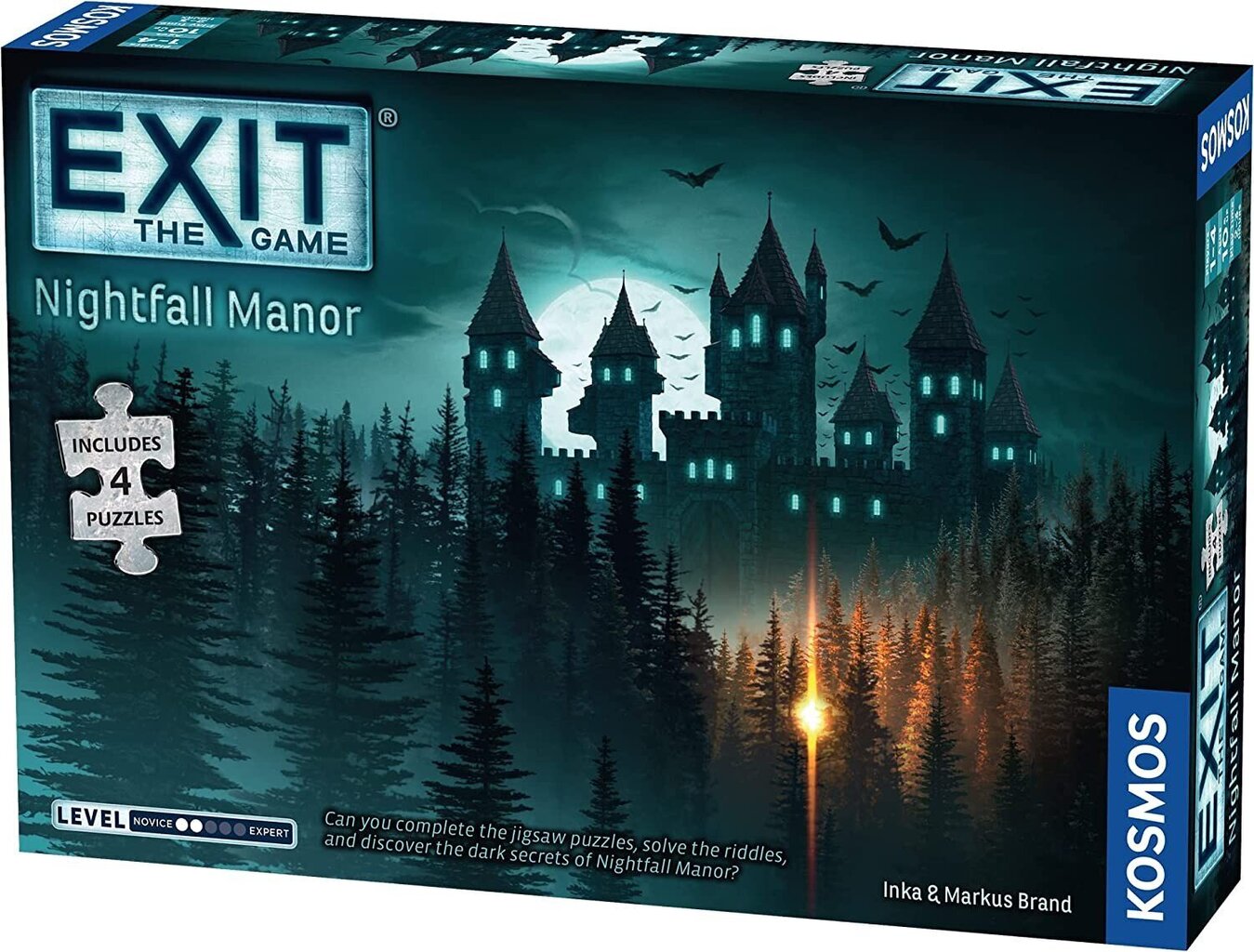 Prāta mežģis Exit: The Game + Puzzle Nightfall Manor cena un informācija | Galda spēles | 220.lv