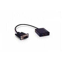 Адаптер HDMI—VGA 3GO C132 Папа/Мама цена и информация | Кабели и провода | 220.lv