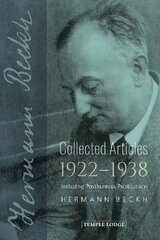 Collected Articles, 1922-1938: Including Posthumous Publications cena un informācija | Garīgā literatūra | 220.lv
