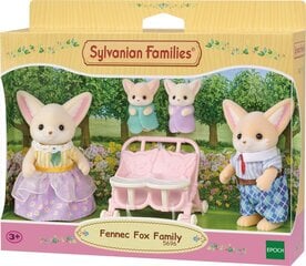 Figūriņu komplekts Sylvanian Families Fennec Fox ģimene cena un informācija | Rotaļlietas meitenēm | 220.lv