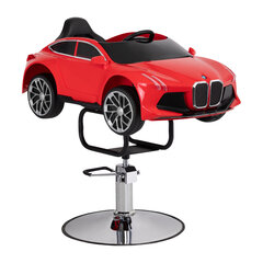 Profesionāls bērnu krēsls BMW automašīnu frizētavā, sarkans cena un informācija | Mēbeles skaistumkopšanas saloniem | 220.lv