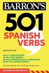501 Spanish Verbs Ninth Edition цена и информация | Учебный материал по иностранным языкам | 220.lv