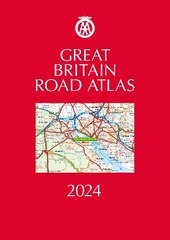 Great Britain Road Atlas 2024 2024 37th New edition cena un informācija | Ceļojumu apraksti, ceļveži | 220.lv