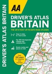 Drivers' Atlas Britain 20th New edition цена и информация | Путеводители, путешествия | 220.lv