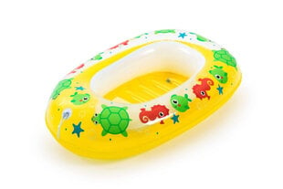 Piepūšamā bērnu laiva Bestway 102 x 69 cm, krāsa: dzeltena cena un informācija | Piepūšamās rotaļlietas un pludmales preces | 220.lv