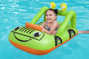 Bestway Lil' Navigator piepūšamā bērnu auto laiva, 92 x 61 cm, zaļa cena un informācija | Piepūšamās rotaļlietas un pludmales preces | 220.lv