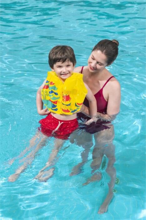 Bērnu piepūšamā veste peldēšanai Bestway, 41 x 30 cm цена и информация | Peldvestes, peldēšanas piedurknes | 220.lv