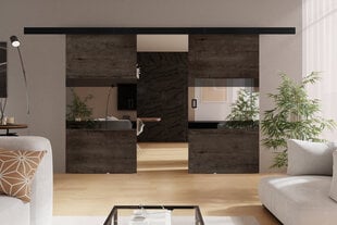 Двойные раздвижные двери с зеркалом   KIE79DUO/192 цена и информация | Шкафы | 220.lv