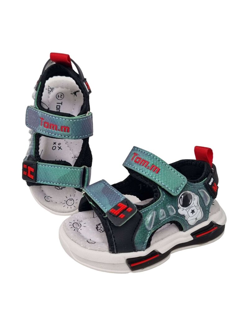Zēnu sandales TOM.M ar gaismiņām. cena un informācija | Bērnu sandales | 220.lv