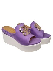 Sieviešu iešļūcenes uz platformas TULIPANO, violetas. cena un informācija | Sieviešu sandales | 220.lv