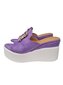 Sieviešu iešļūcenes uz platformas TULIPANO, violetas. цена и информация | Sieviešu sandales | 220.lv