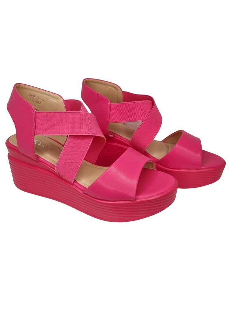 Sieviešu sandales uz platfomas WEIDE, rozā. cena un informācija | Sieviešu sandales | 220.lv
