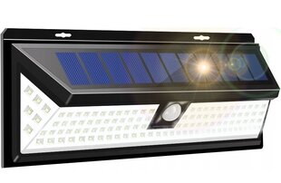Fasādes saules lampa ar kustības un tumšuma sensoru cena un informācija | Āra apgaismojums | 220.lv