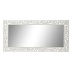 Sienas spogulis DKD Home Decor 160 x 2,5 x 80 cm Stikls Balts Indietis Koks MDF cena un informācija | Spoguļi | 220.lv