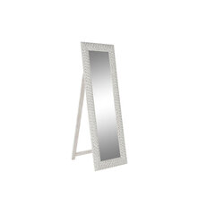Brīvi stāvošs spogulis DKD Home Decor Balts Mango koks Koks MDF Cottage (51 x 6 x 182 cm) cena un informācija | Spoguļi | 220.lv