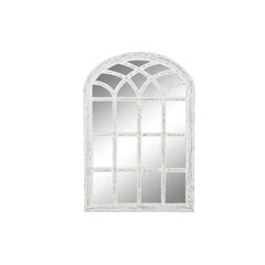 Sienas spogulis DKD Home Decor Balts Stikls Koks MDF (81 x 3 x 121.5 cm) cena un informācija | Spoguļi | 220.lv