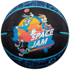 Баскетбольный мяч Spalding Space Jam Court, размер 6, черный и синий цена и информация | Баскетбольные мячи | 220.lv