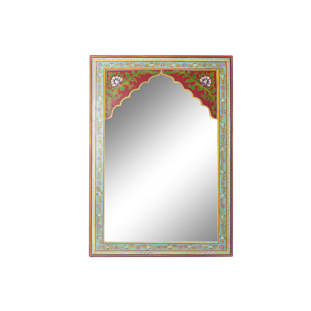Sienas spogulis DKD Home Decor Sarkans Koks MDF (40.5 x 1.5 x 56 cm) cena un informācija | Spoguļi | 220.lv