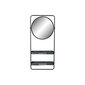 Vannasistabas Plaukti DKD Home Decor Melns Metāls spogulis (55 x 20 x 120 cm) cena un informācija | Vannas istabas aksesuāri | 220.lv
