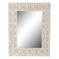 Sienas spogulis DKD Home Decor Balts Mango koks Kails (93,5 x 4,7 x 120,3 cm) cena un informācija | Spoguļi | 220.lv