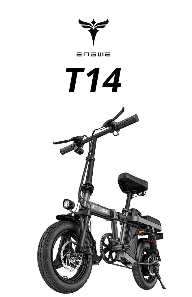 Elektriskais velosipēds Engwe T14, balts, 250W, 10Ah (2 gab.) cena un informācija | Elektrovelosipēdi | 220.lv
