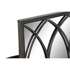 Spogulis Ar Montāžas Kronšteinu DKD Home Decor Melns Metāls (40 x 12 x 80 cm) cena un informācija | Spoguļi | 220.lv