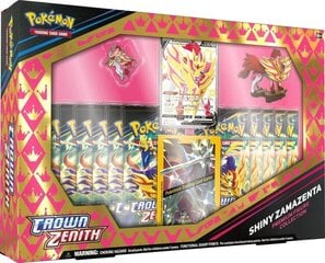 Kāršu spēle Pokemon TCG Crown Zenith Premium Figure Collection Shiny Zamazenta cena un informācija | Galda spēles | 220.lv