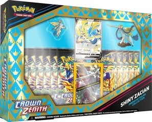 Kāršu spēle Pokemon TCG Crown Zenith Premium Figure Collection Shiny Zacian cena un informācija | Galda spēles | 220.lv