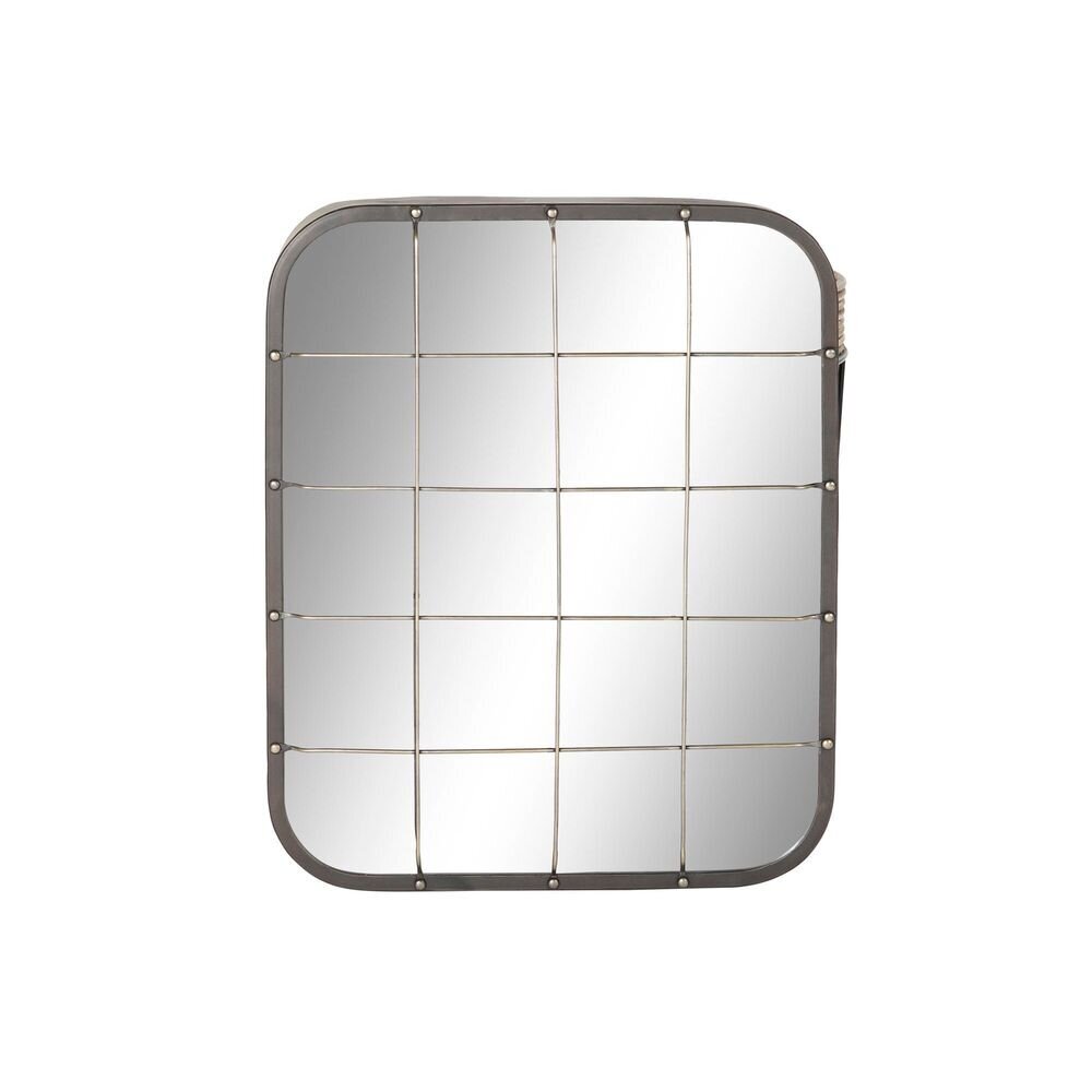 Sienas spogulis DKD Home Decor Melns Metāls Bronza (45.5 x 7.5 x 55 cm) cena un informācija | Spoguļi | 220.lv