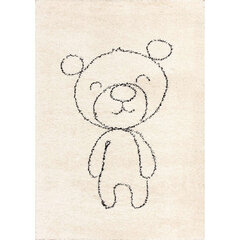 Ковер Teddy Bear 160 x 230 см, черный, кремовый цена и информация | Ковры | 220.lv