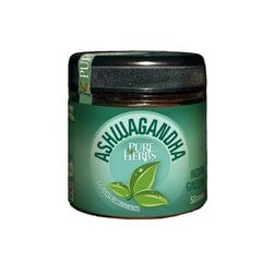 Ājurvēdas augs PureHerbs.Eu AŠWAGANDHA, 50 g (India ženšenn) cena un informācija | Tējas un ārstniecības augi | 220.lv